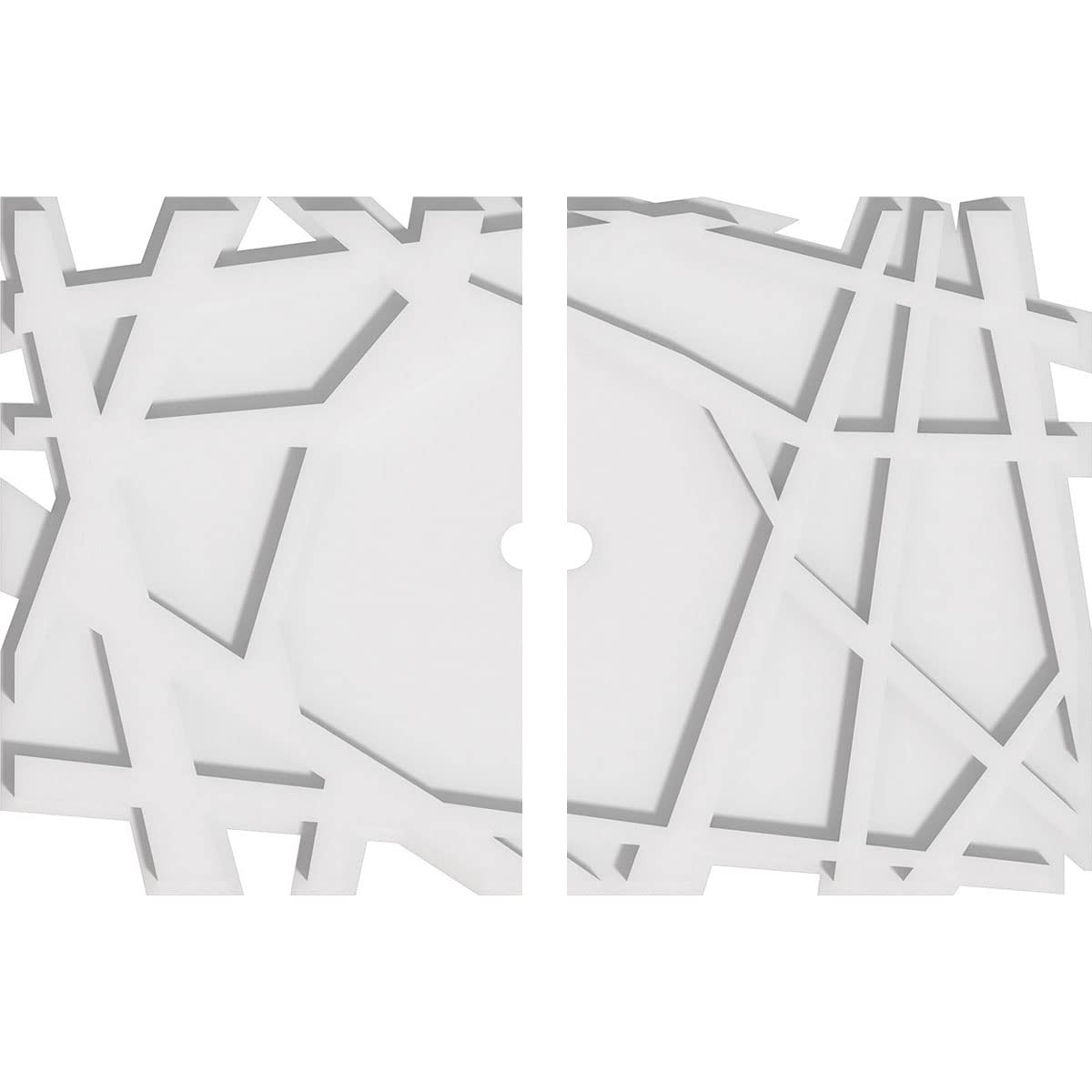 Médaillon de plafond contemporain Novo pour habiller un lustre de salon