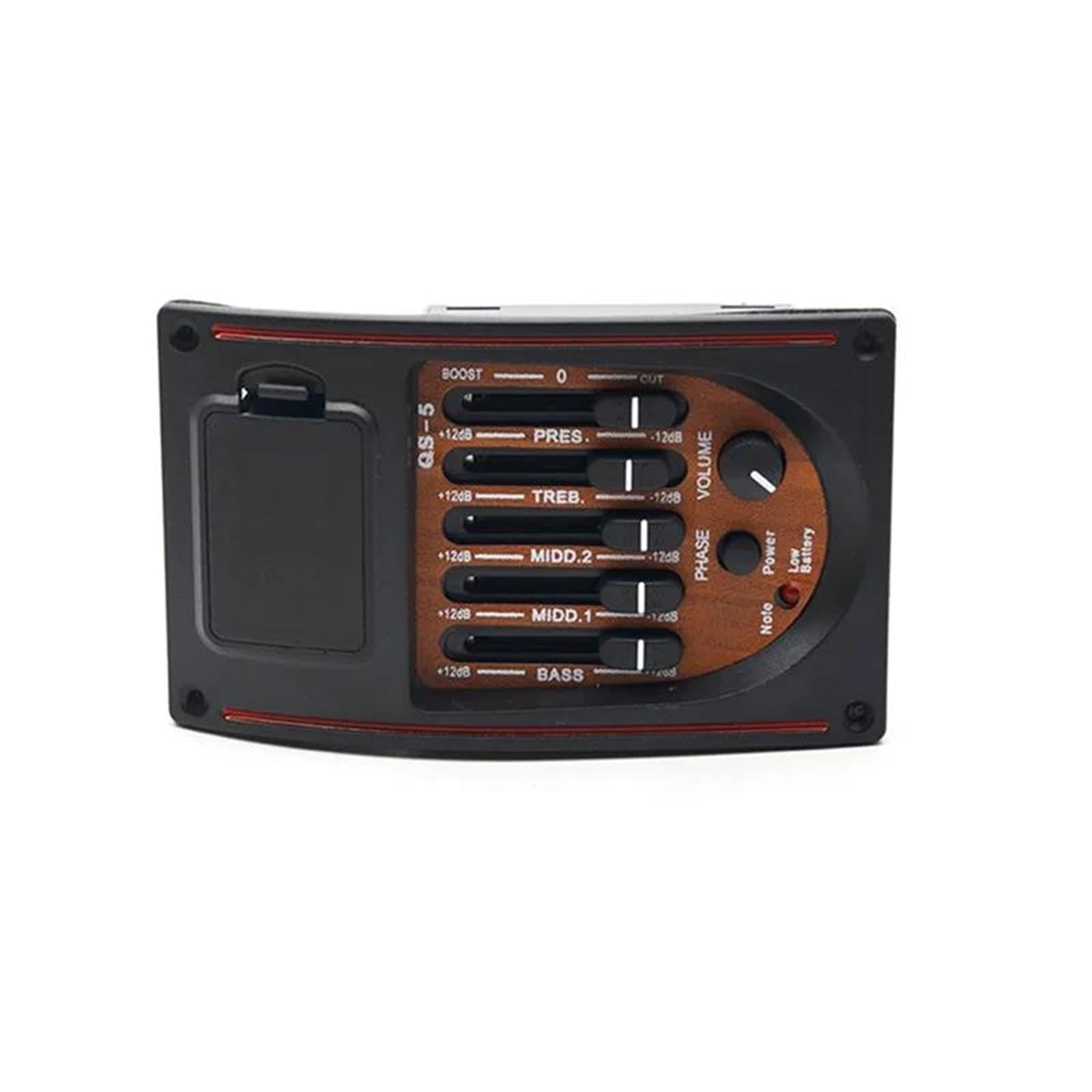 Pickup Per Chitarra Preamplificatore Per Chitarra Acustica A 5 Bande Equalizzatore A 5 Bande Pickup Accordatore Pickup Piezoelettrico Per Chitarra Classica(A)