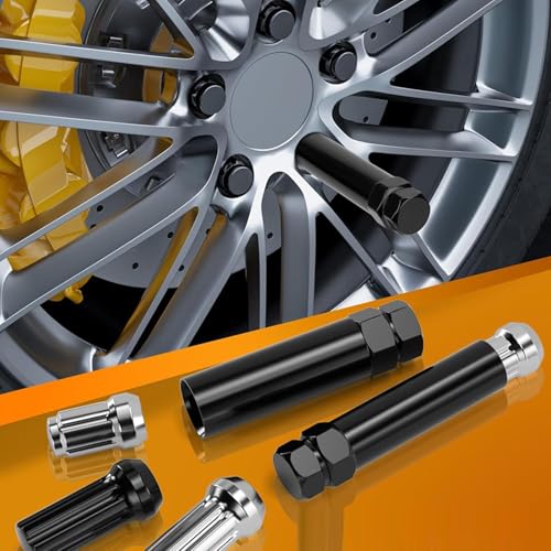Llave para tuercas de llanta de combustible de 6 y 7 estrías y adaptadores de rueda 14x2.0 y 12x1.25 3