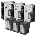 LD Remanufactured Ink Cartridge Replacements for HP 94 C8765WN (Black, 3-Pack)