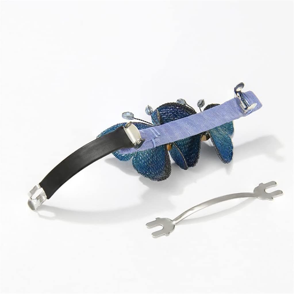 バタフライ ヘアクリップ バック ヘッド スプーン ヘア カード ヘッドドレス 女性 スプリング クリップ ショート ヘア アクセサ