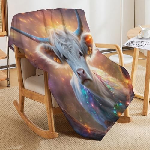 Manta de sofá para el frío colcha de vaca mullida lavable que no suelta pelo 5