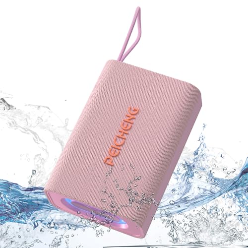 PEICHENG Speaker, Portable Wireless Bluetooth Speakers, Waterproof Loud Stereo Sound with RGB Lights...