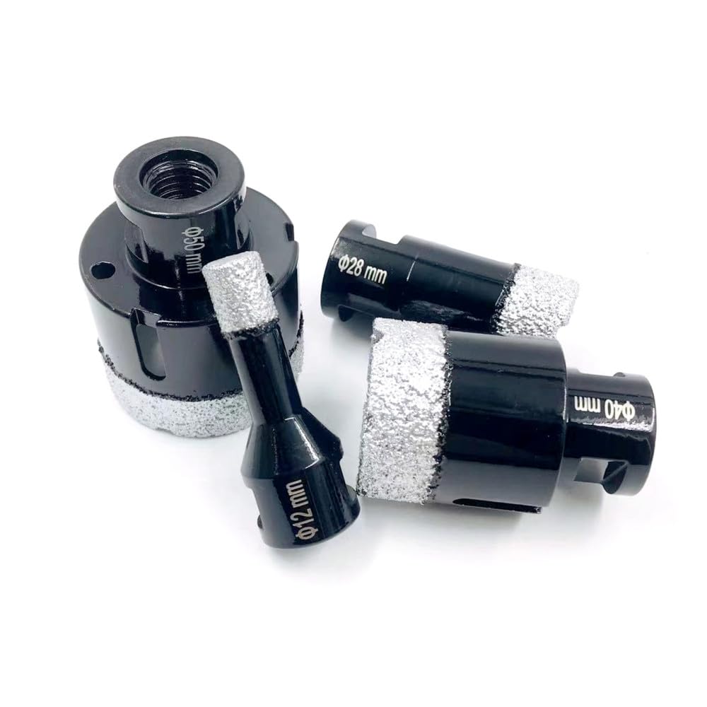 Wiertło rdzeniowe diamentowe, Otwornica diamentowa rdzeniowa M14 Lutowana próżniowo na sucho 6-150 mm Płytka granitowa Marmur murowany(115mm)