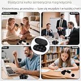 VICTERR Magnetyczne Zabawki Sensoryczne, 8 Sztuk, Zabawki Antystresowe Z Silikonu Dla Dorosłych I Dzieci, Czarny