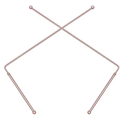 99.9% Copper Dowsing Rods - 2PCS Divining Rods - for Ghost Hunting Tools, Divining Water, Treasure, Buried Items Etc