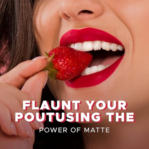 Image of Hilary Rhoda Power Of Matte Liquid Lipstick | Buildable Colour | Long Lasting & Matte Finish | Lightweight & Non-Drying Formula | Smudge Proof & Non-Transferable | 3ml (Classic Maroon - Shade 23)