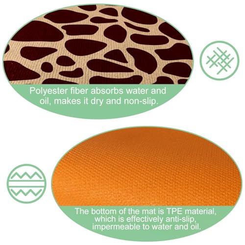 Alfombrillas de cocina lavables VAPOKF alfombra pasillo absorbente pack de 2 6