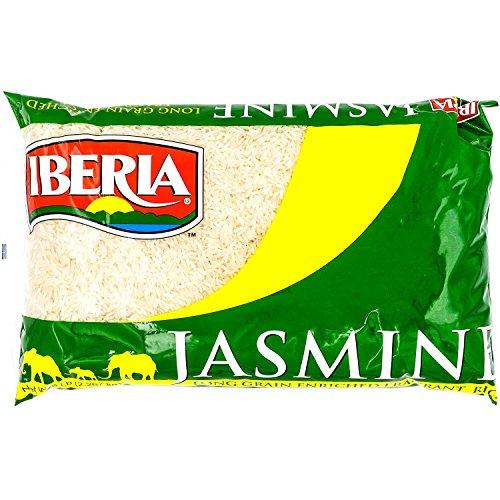 Iberia Jasmine Long Grain Fragrant Rice, 5 Pound, Great for pilaf, curries, stir-frys, stuffings, or side dishes.