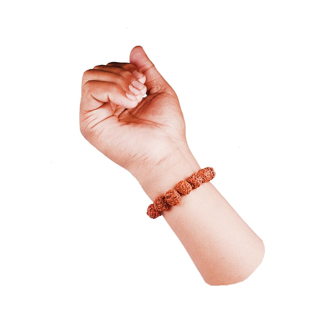 MAYAPURI Panch Mukhi Rudraksha Bracelet Combo For Men and Women (5 Face), Bead Size 8MM (Pack of 2) - Image 3 thumbnail