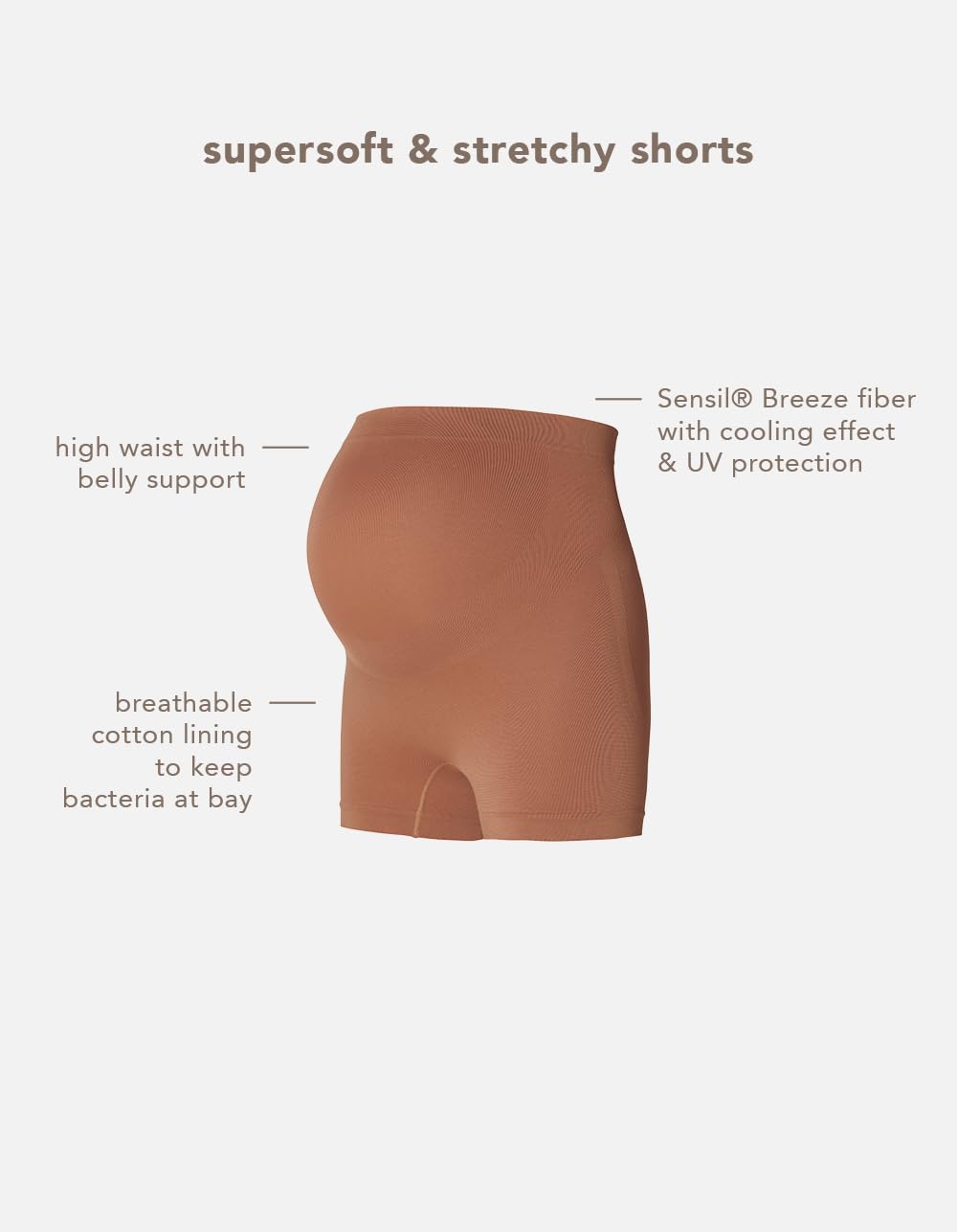 Noppies LAI Seamless Sensil Pantalones Cortos OTB Mujer