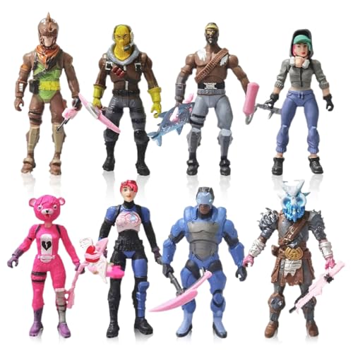 Philoctes 8 Stück Battle Figuren Set, 11 cm Mit Erntewerkzeugen,...