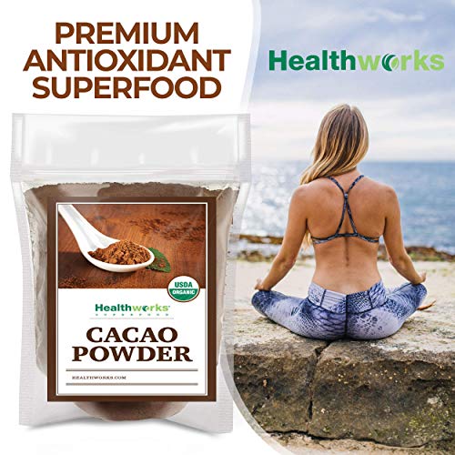 Healthworks Cacao Powder (112 Ounces / 7 Pounds) | Cocoa Chocolate Substitute | Certified Organic | Sugar-Free, Keto, Vegan & Non-Gmo | Peruvian Bean/Nut Origin | Antioxidant Superfood #TOP5