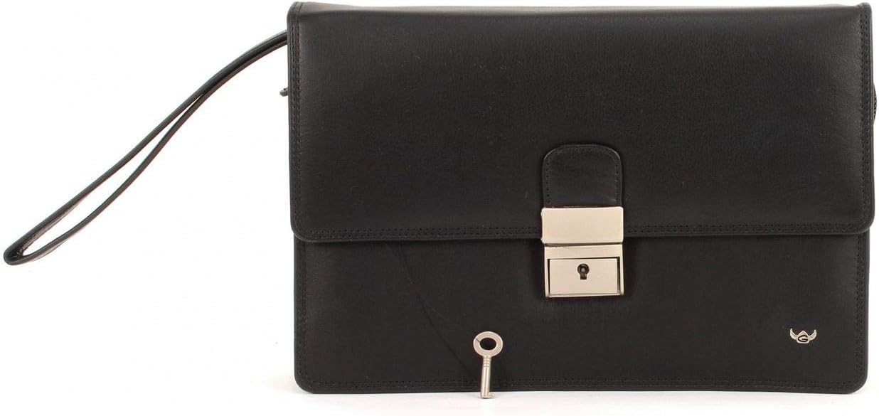 Golden HeadPolo men's bag wrist bag leather 23 cm