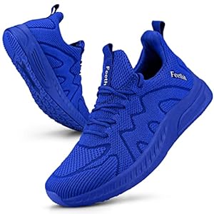 Feethit Gymschoenen voor dames, lichtgewicht, ademend, sportschoenen, sneakers voor wandelen, hardlopen, joggen en sporten