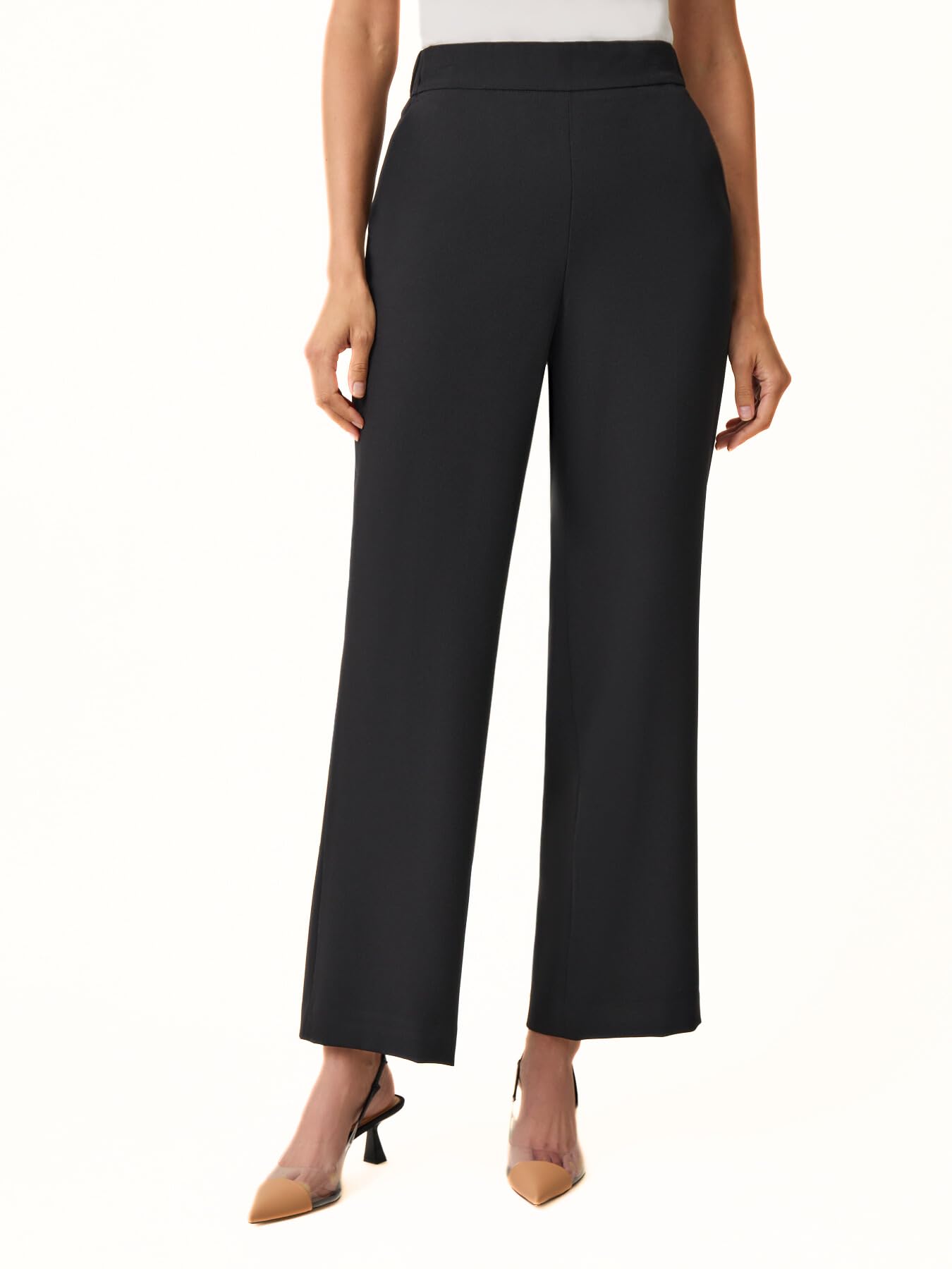 Kasper Womens Pull on Elastic Back Trouser