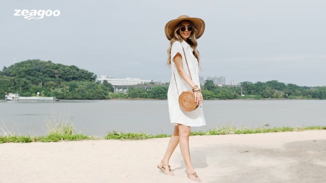 flowy dress with shorts Floral Sunset Flowy Dress main image 0