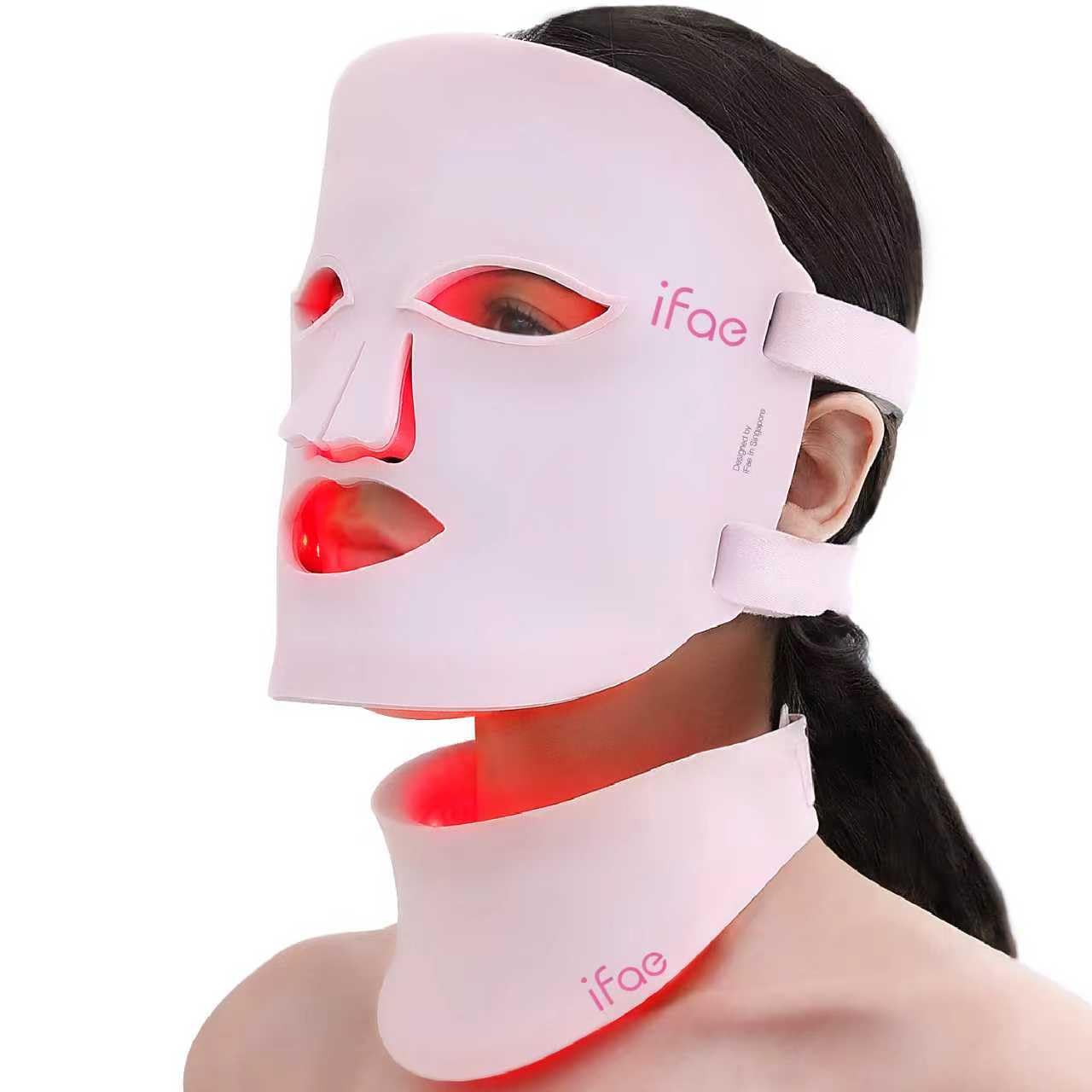 Red Light Therapy Mask for Face and Neck 7 Colors with NIR Led Face Mask Light Therapy with