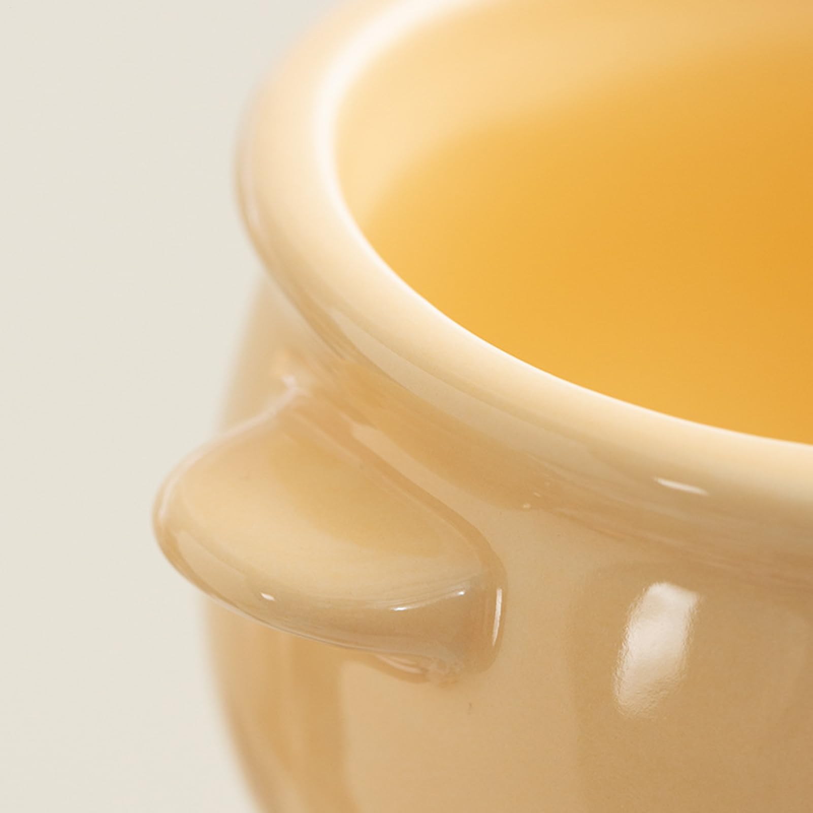 Chocolate Fondue Cup - Non-Stick | Ceramic Warmer Pot with Resilient Finish Sleek for Cheese, Marshmallow, Dipping, Dessert, Beverage, Wedding, Party, Birthday and Professional Use — view 6