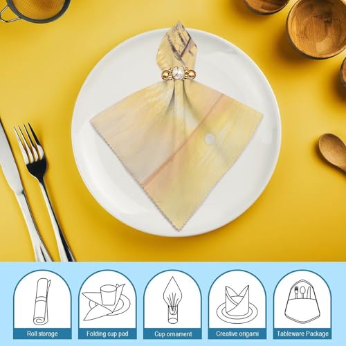 Servilletas de Tela Seaside Pier 18.7x18.7 Pulgadas Lavables miniatura 7