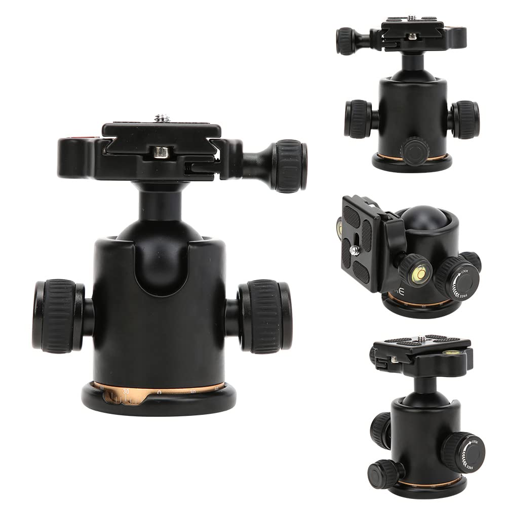 Tripod Ball Head, 360 Degree Metal Ball Head for DSLR Camera