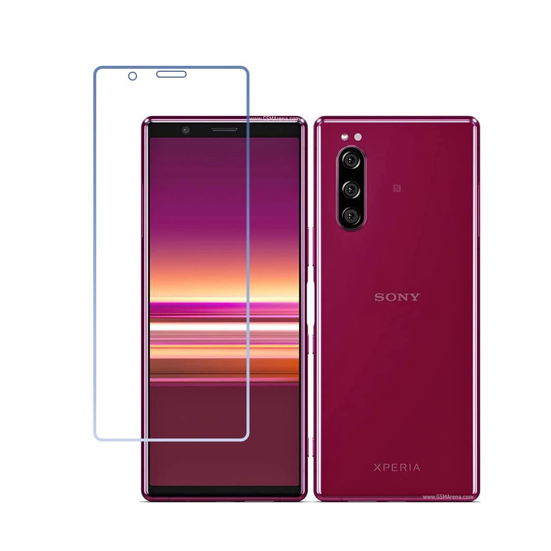 DVTECH� Protective Ultra Clear Unbreakable Screen Protector for Sony Xperia 5 (Not a Tempered glass) (B09TXVZCZK) Amazon Price History, Amazon Price Tracker