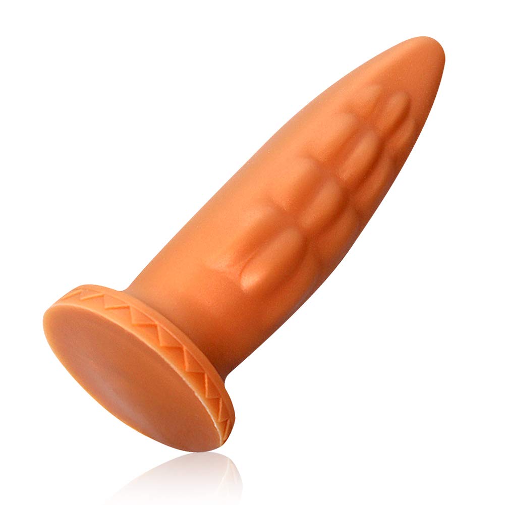 Dildo anale in silicone liquido Butt Plug, Big Anal Plug Trainer Kit Anus Stimulator Prostata Massaggiatore per uomini avanzati e donne (L)