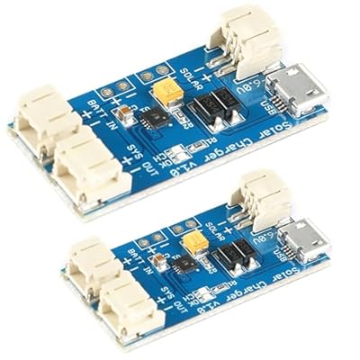 JESSINIE 2pcs CN3065 Mini Solar Lipo Charger Board for Lithium Battery, Micro...