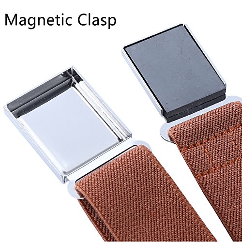 Cinturón magnético ajustable para niños pack elástico con hebilla fácil de usar 4 piezas 4