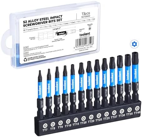 Set Prese Bit Torx Per Impatto Extra Lunghe 1/4" Unit&agrave; Impatto