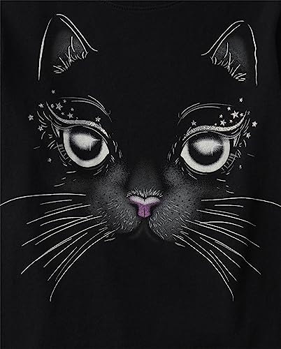 Image of The Children's Place Girls' Short Sleeve Halloween Graphic T shirt