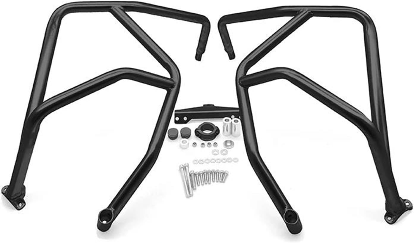 Protective Devices for Benelli TRK702 TRK702X 2022-2023TRK 702/X Motorcycle Highway Engine Guard Crash Bar Frame Bumper Fairing Protector Bars(Black 2)