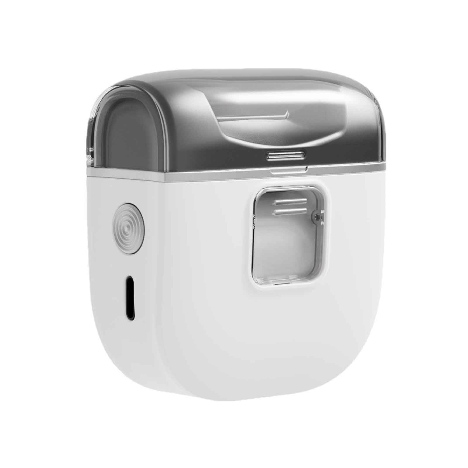 Tagliaunghie Elettrico Uomo Professionale Taglia Unghie Per Mani Tronchesino Unghie Elettrico Automatico Ricaricabile Portatile Selezione Regalo (6.6x2.6x8.6cm,White)