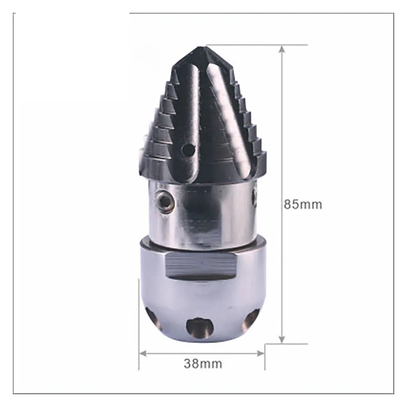 Boquilla rotativa 1/2 para desagües, limpieza alta presión | Boquilla metálica para lodo y limpieza de alcantarillado, presión de trabajo 50-300 bar(1l2 female 60LPM)