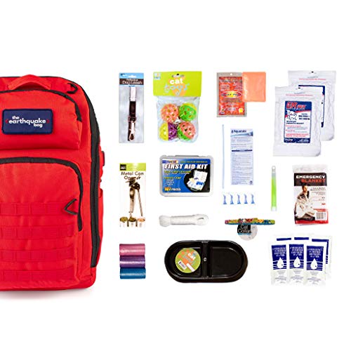 Redfora Complete Emergency Bag for Cats - Keep Your pet Safe at Home and on The Road