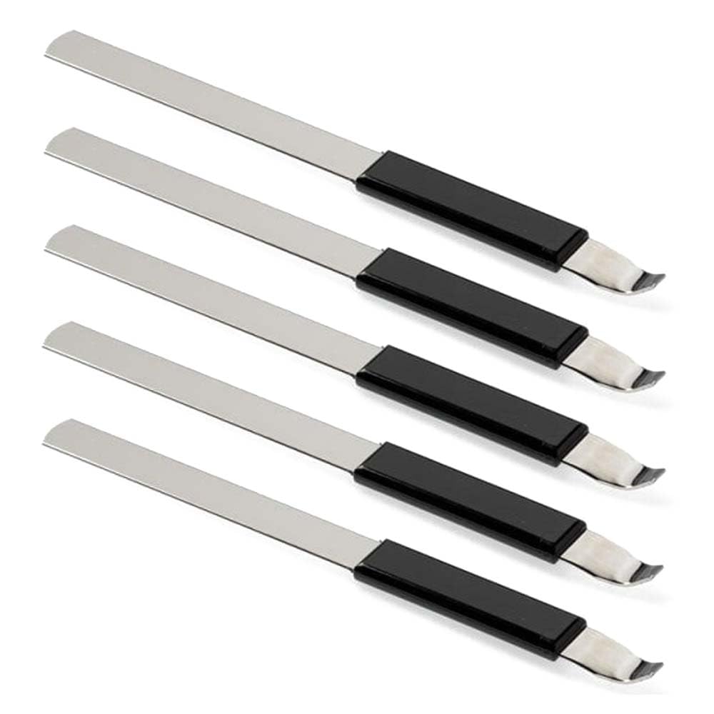 2-in-1 Paint Can Opener and Stir Stick, Pack of 5 – Professional-Grade Stainless Steel Paint Mixing Tool with Ergonomic Handle