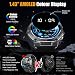GPS Smart Watch for Men, 1.43" AMOLED Military Fitness Watch, Smartwatch with 5ATM Waterproof, 130+ Sports, Heart Rate/Sleep/SpO2 Monitor, Bluetooth Calling, Outdoor Fitness Tracker for Android iOS