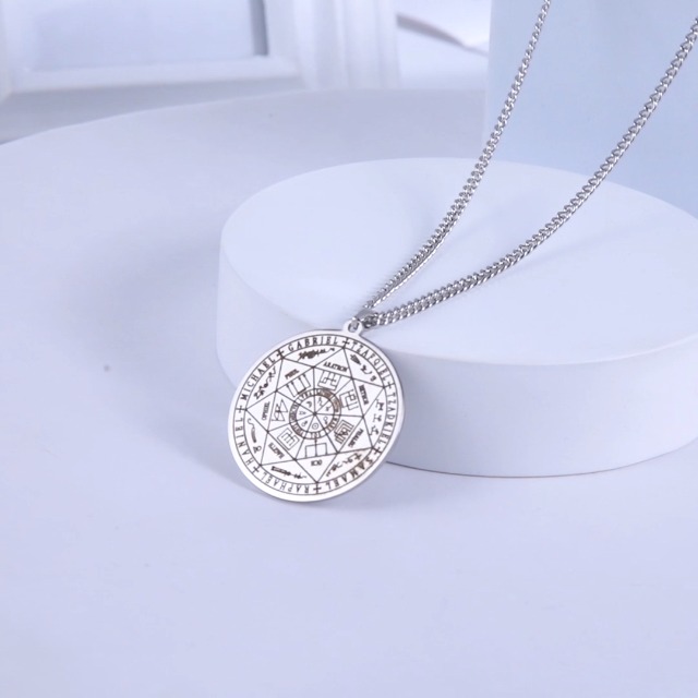Collana Uomo Acciaio FaithHeart Collana Arcangelo Michele - Ciondolo In