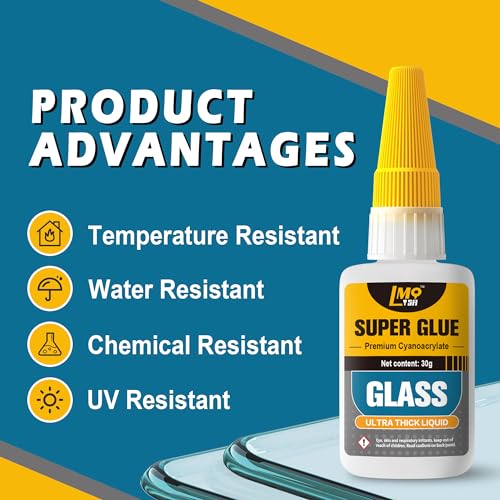 Lmq Lash LMQ-B-P2-1 Glass Glue, 30G Glass Adhesive thumb #1