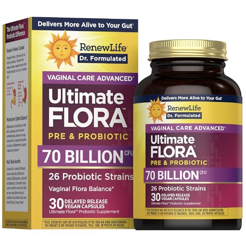 Renew Life Ultimate Flora Probiotics for Women 70 Billion CFU
