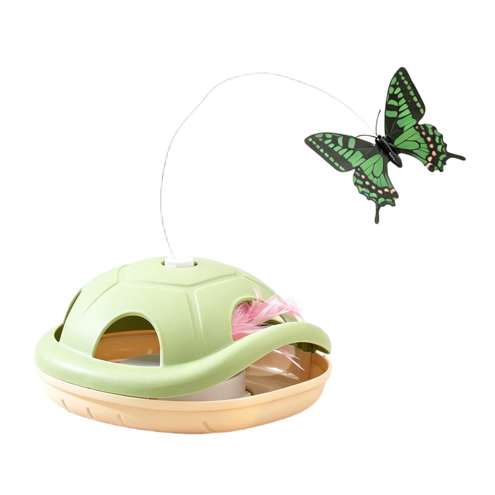Juguete de mariposa giratoria para gatos juguete interactivo para gatitos