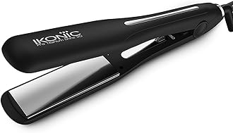 Sponsored Ad – Ikonic Pro Titanium Shine 3.0 Hair Straightener Black with Advanced Professional Dual Titanium Floating Plates, Auto Shut off function, Instant Heat up, Universal Voltage