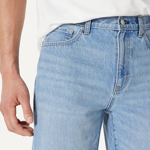Image of Amazon Essentials Men's Rigid Relaxed-Fit Jean Shorts