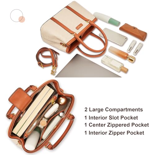 Purses and Handbags for Women, Tote Shoulder Crossbody Bag Satchel Purse and PU Leather Top Handle for Ladies3