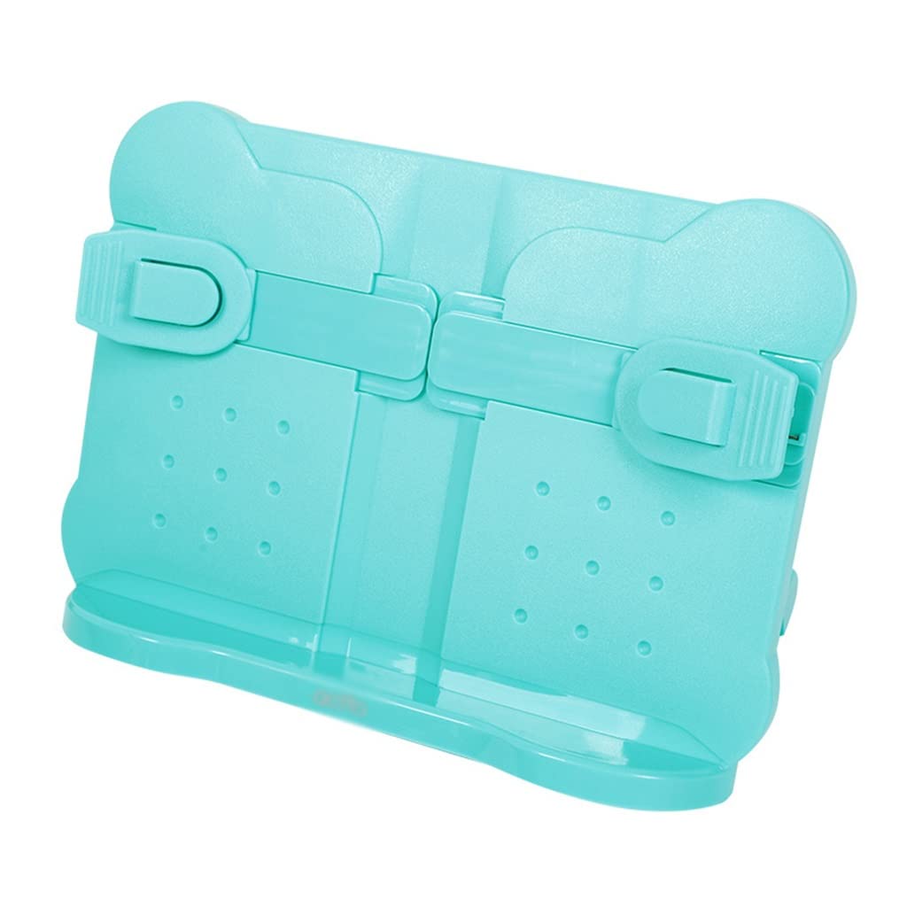 Estante de Lectura Estante de Lectura Soporte de Lectura Mesa Estudiante Adulto Libro Clip Libro por Soporte de Libro Soporte de Libro Archivo de Libro (Color : Green, Size : 29 * 22 * 7cm)