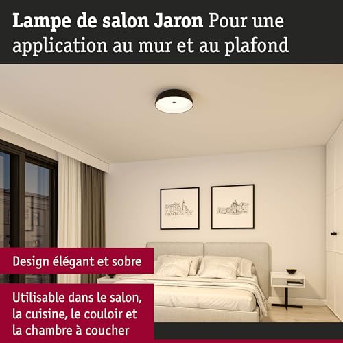 Plafonnier LED Paulmann gradable sans variateur pour salon