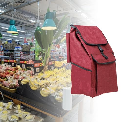 Colcolo Einkaufstrolley-Ersatztasche, Einkaufswagen-Tasche, Oxford-Stoff, verdickte Trolley-Tasche, Handwagen-Tasche für Heimgebrauchswagen, C – Bild 8
