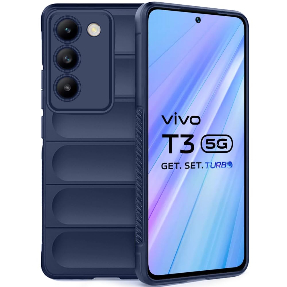 TheGiftKart Liquid Silicon Back Cover Case for Vivo T3 5G / Y200e 5G | Shockproof Military Grade Protection | Micro-Fibre Cloth On Inner Side | Built-in Anti-Slip Grip Back Cover (TPU, Blue) (B0CZ3LNTY4) Amazon Price History, Amazon Price Tracker