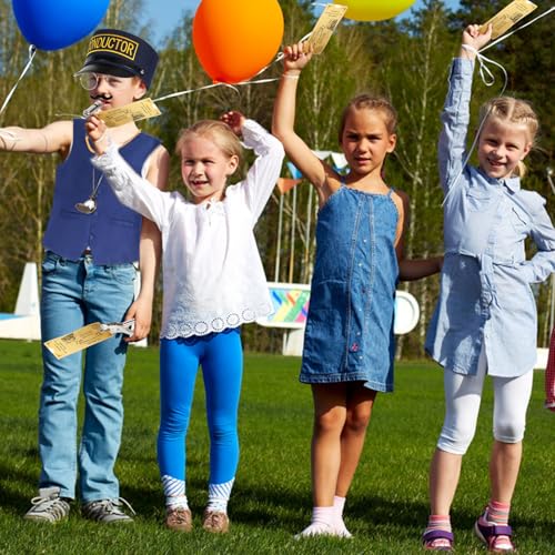 Disfraz de conductor de tren para niños 21 piezas miniatura 6