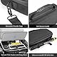 AMAZEAR Tragetasche für Insta360 X4 / X5 Koffer,Kompatibel mit 3m 9.8ft Extended Edition Selfie Stick,Tragbare wasserdichte Schultertasche für Insta 360 X5 / Insta360 X4 / X3 ONE X2 Zubehör